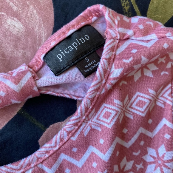 Picapino long sleeve Dress size 5 small EUC - Picture 2 of 10